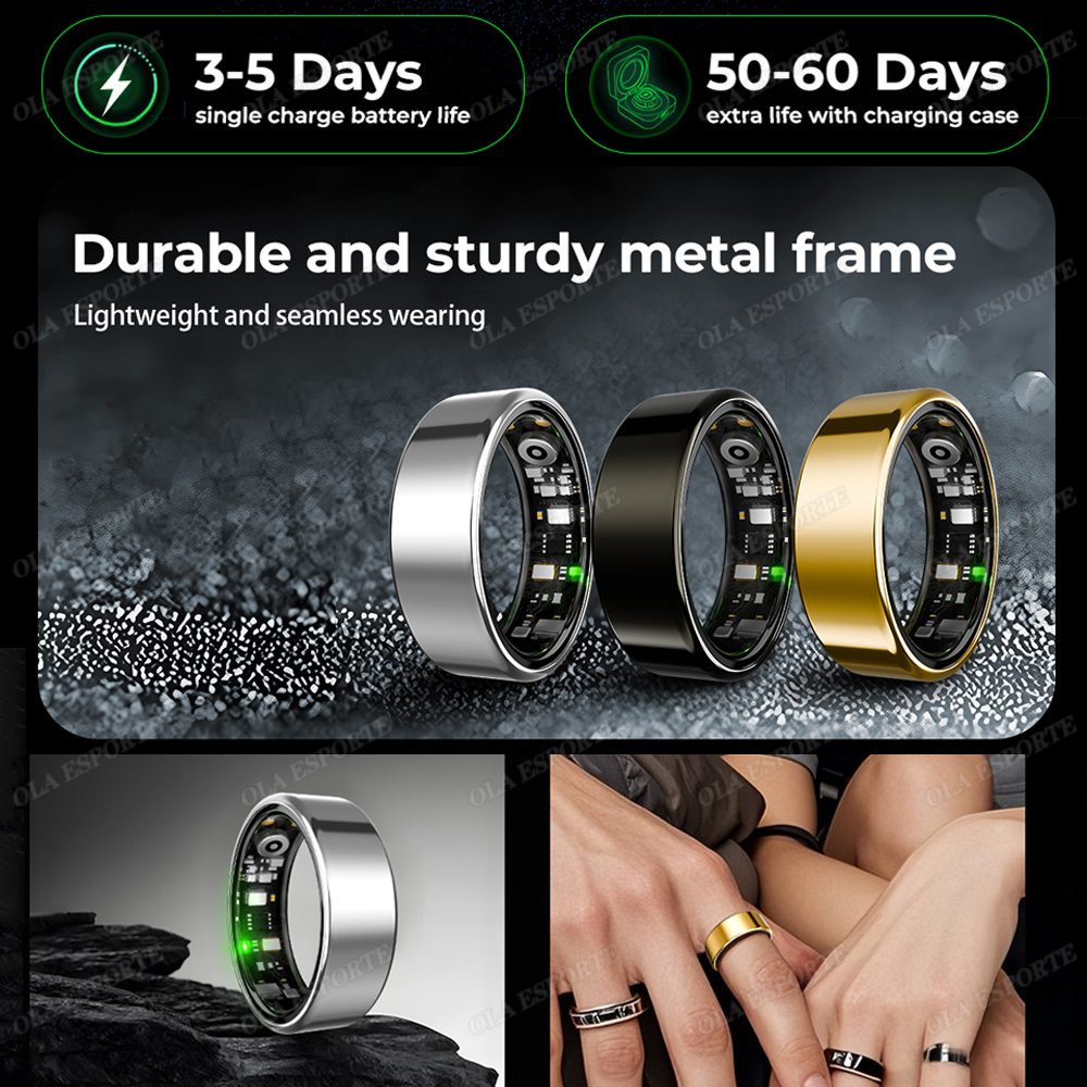 New R09 Smart Ring Men Women w - Temperature Ring Skin 评论和价格