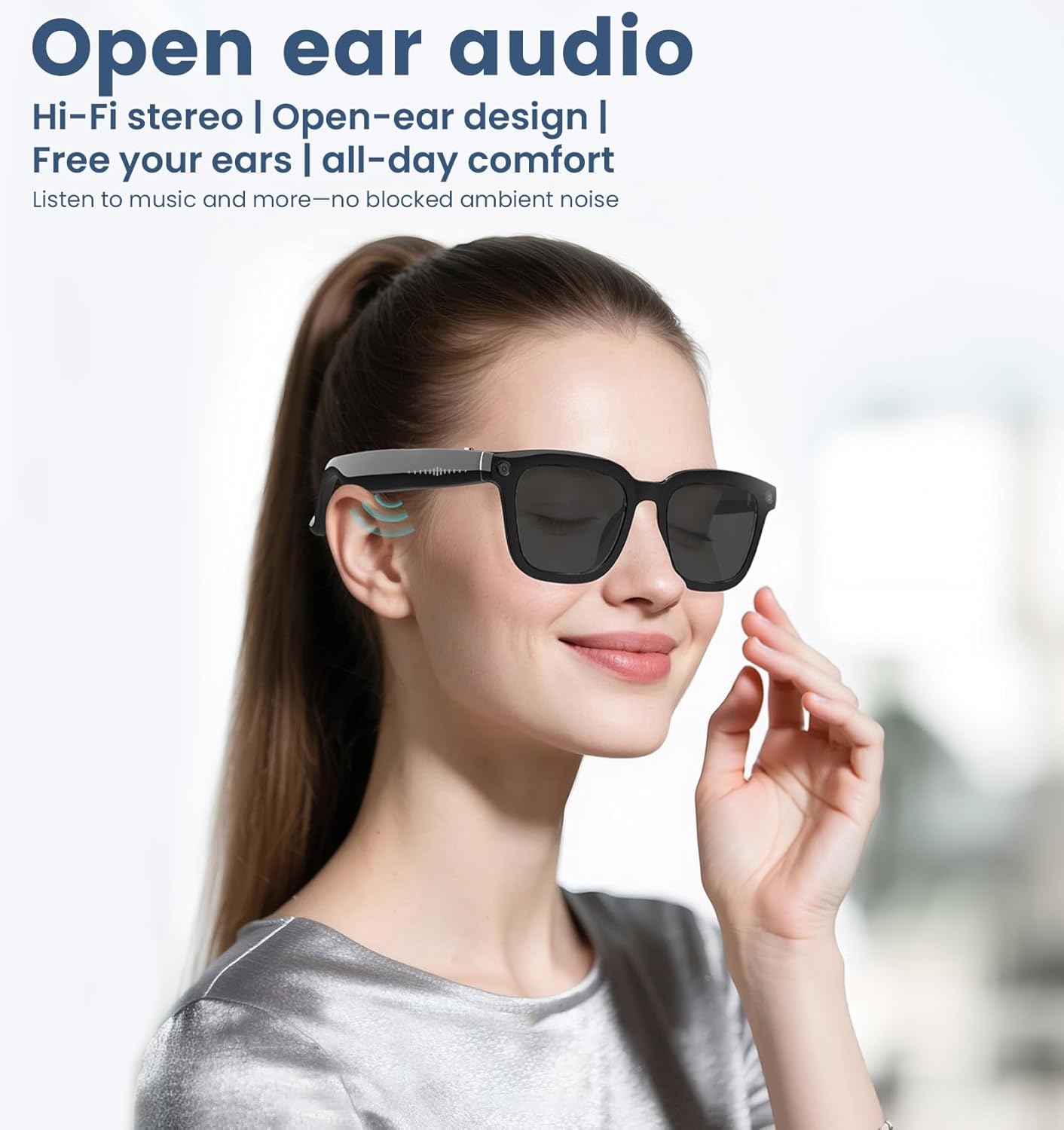 AI Smart Camera Glasses 1080P  - Smart Glasses Lens 评论和价格