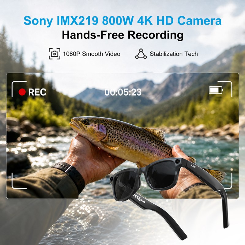 IMIKI Ai Smart Glasses 4K 800W - Smart Glasses Lens 评论和价格