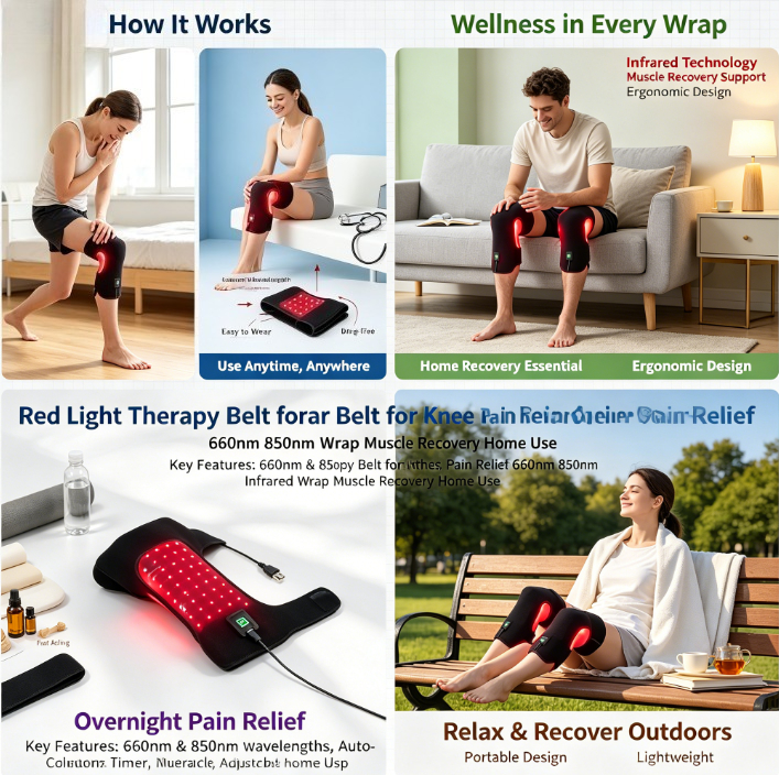 Smart Timer Red Light Therapy  - Smart Knee Wrap 评论和价格