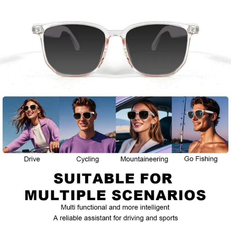 1 pair AI smart glasses Blueto - Smart Glasses Lens 评论和价格