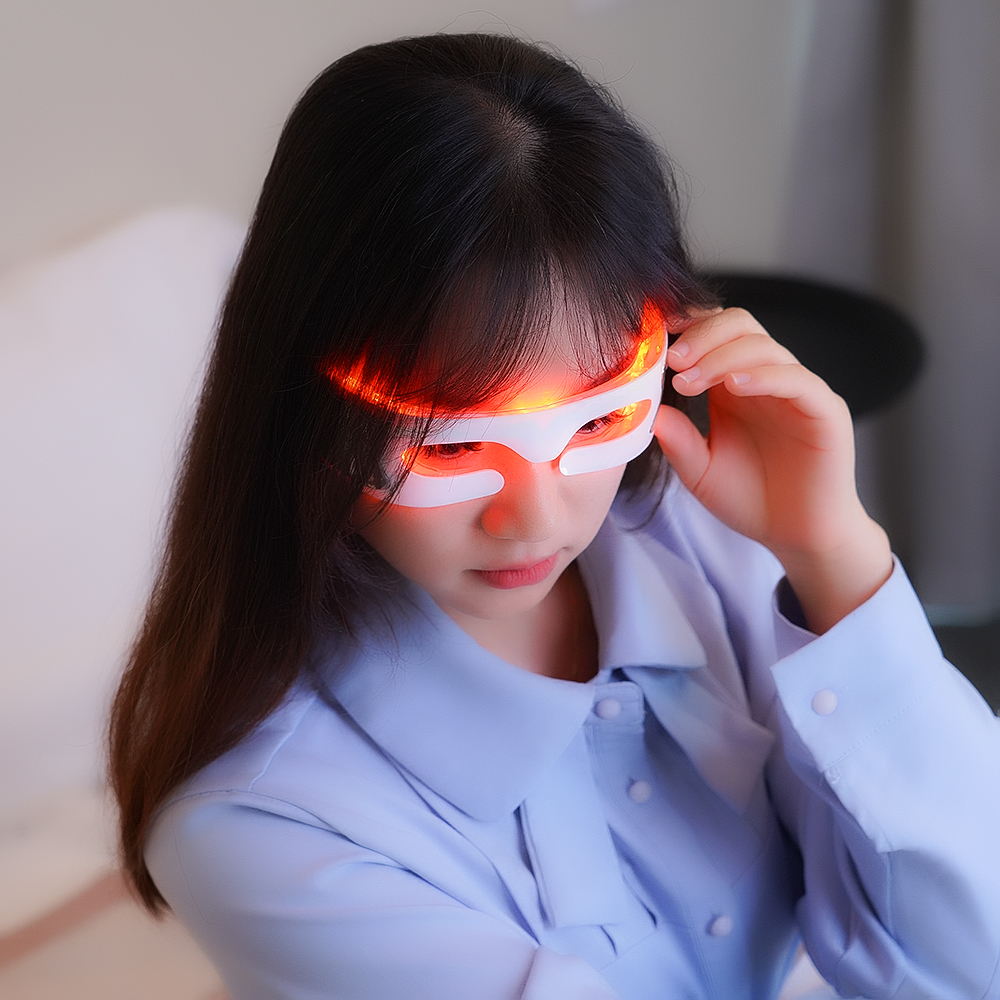 LED Eyecare Mask Device EMS Si - Light Therapy Glasses 评论和价格