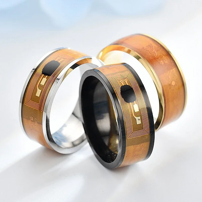 Luxury NFC Stainless Steel Pho - Smart Ring Nfc Pay 评论和价格