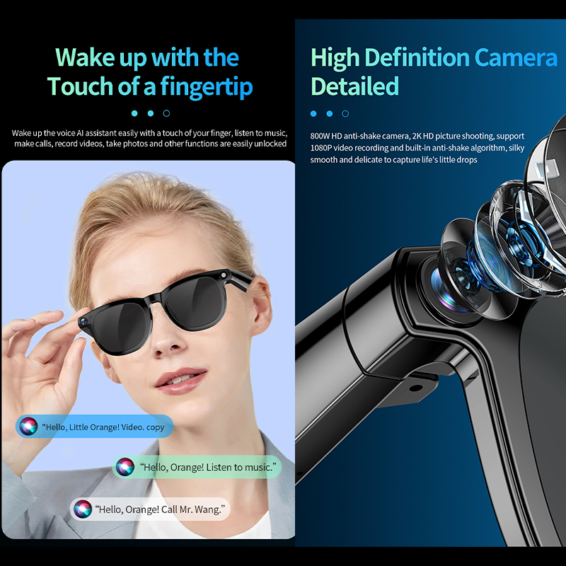 2026 Smart Glasses 800W Camera - Smart Glasses Lens 评论和价格