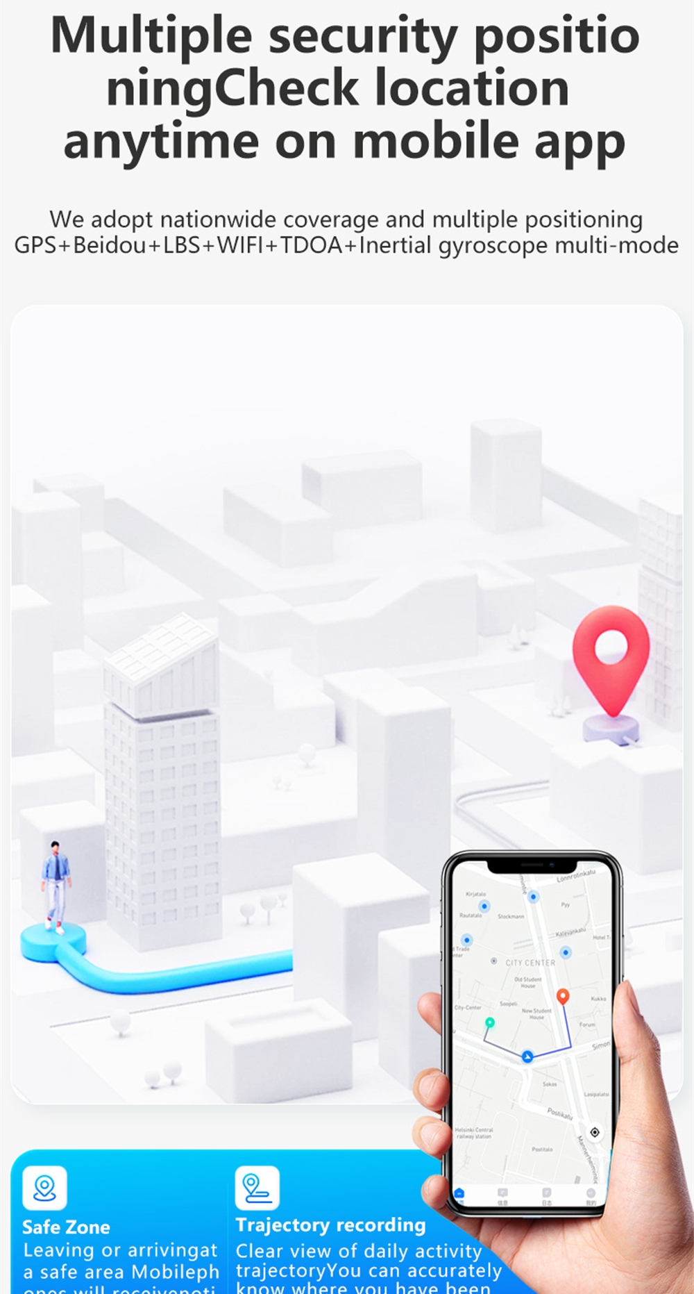 GPS Positioning Fall Detection - Fall Detection Watch 评论和价格