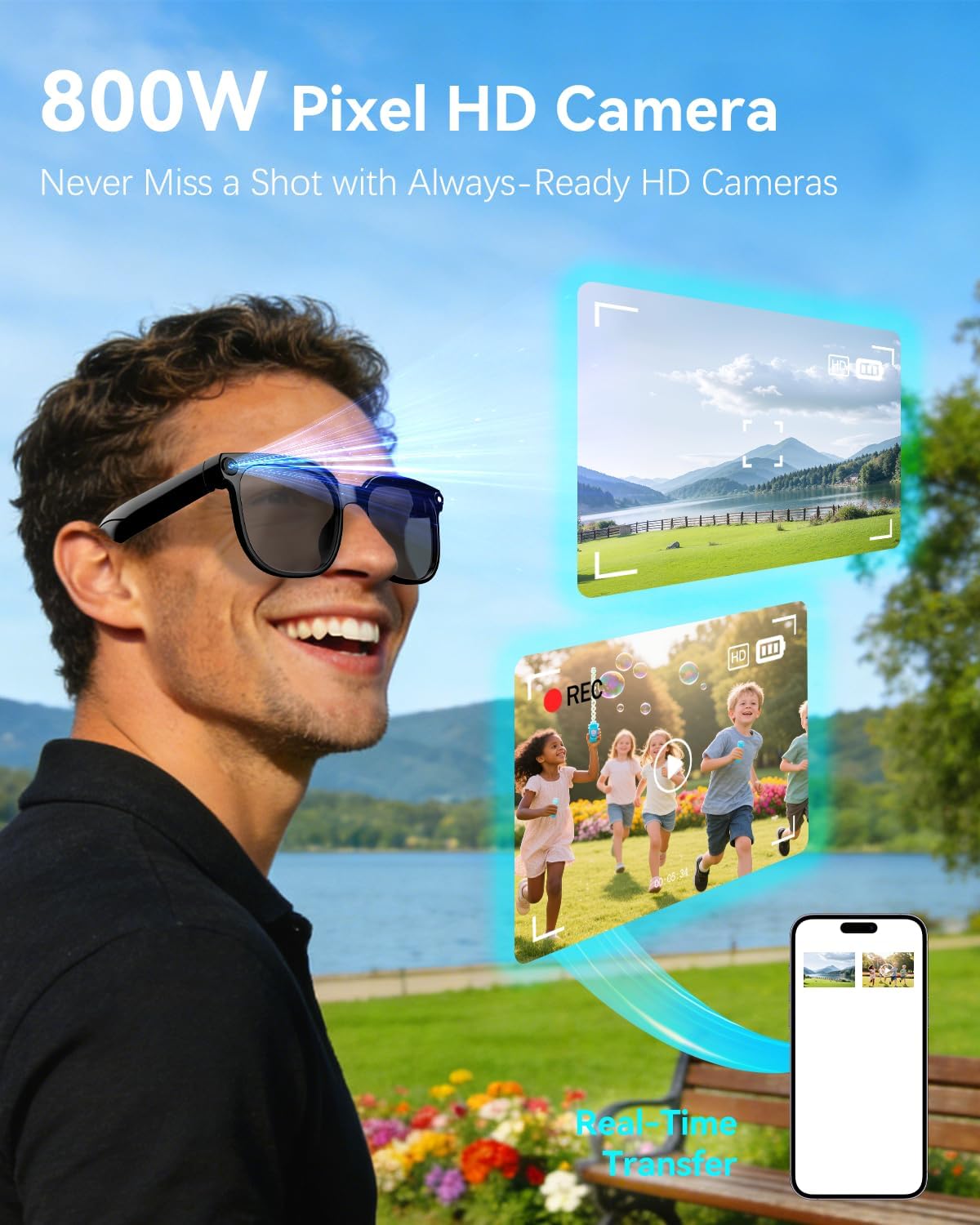 AI Smart Glasses: 8MP Camera,  - Smart Glasses Lens 评论和价格