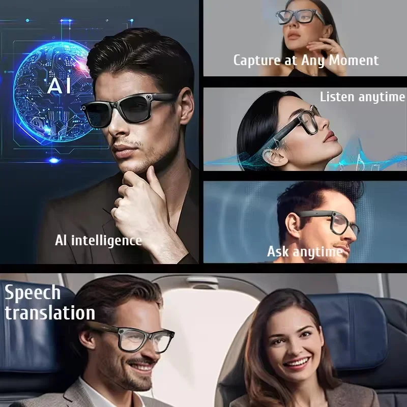 6K HD AI Camera Glasses 800MP  - Smart Glasses Lens 评论和价格