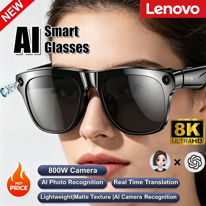 Lenovo 8KHD AI Camera Translat - Smart Glasses Lens 评论和价格