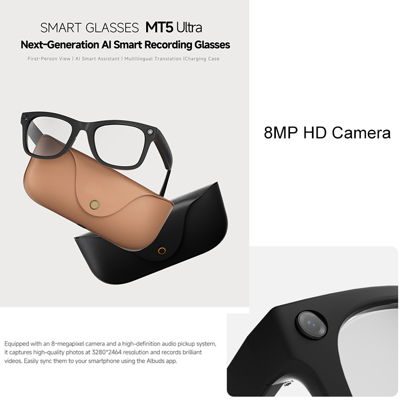 2026 Genuine Leather 2000Mah C - Smart Glasses Lens 评论和价格