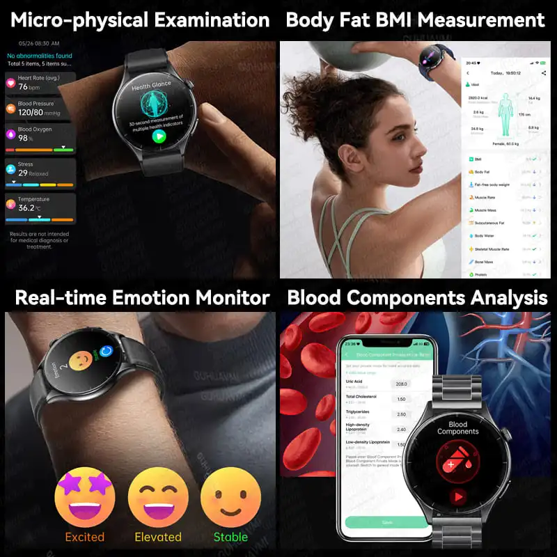 ECG Health Diagnosis Smart Wat - Fatigue Band Monitor 评论和价格
