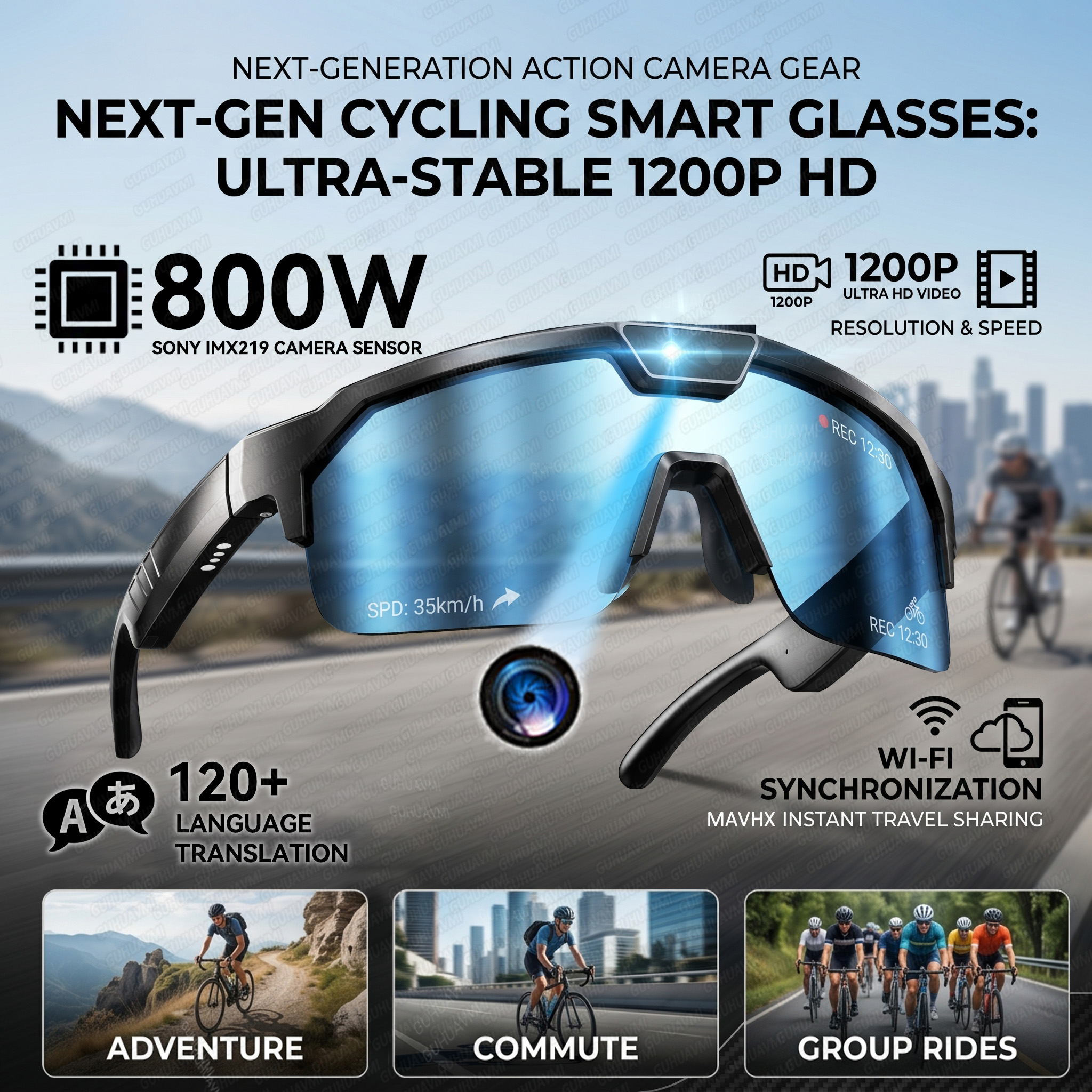 Smart Glasses with 4K HD Anti- - Smart Glasses Lens 评论和价格
